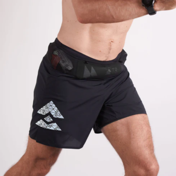 T8 Men's Sherpa Short V2 - Black (Silver Logo)